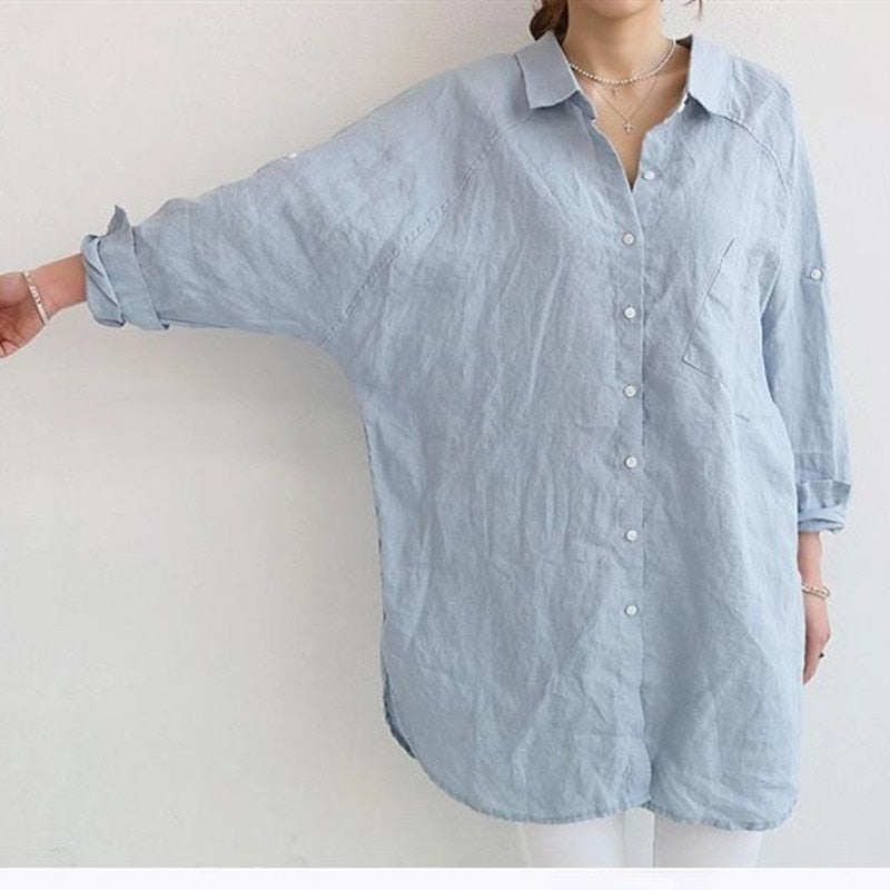 BigShirt™: Oversized Hemd Voor Dames