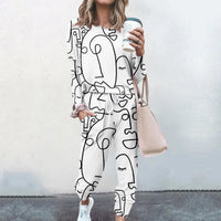 Trainingspak met artiestiek design