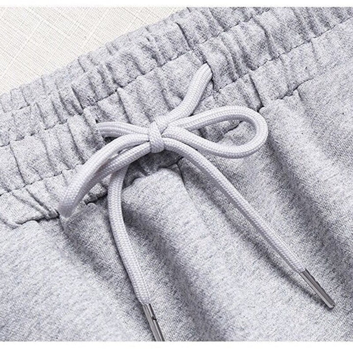 Jogging pants with high waist