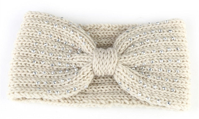 Knitted Bow Bandeau