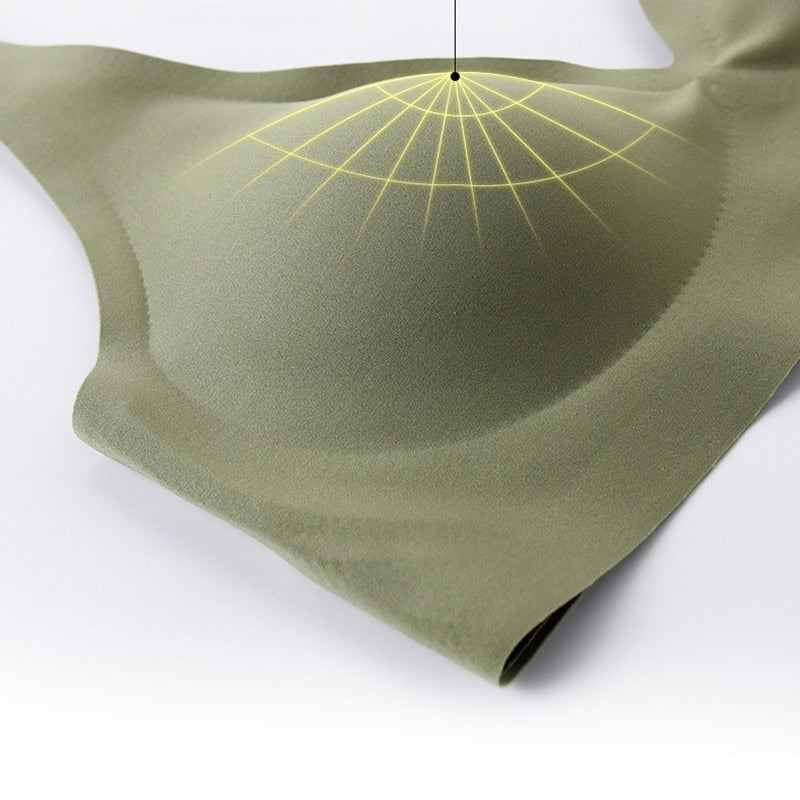 Comfortable bra without underwire