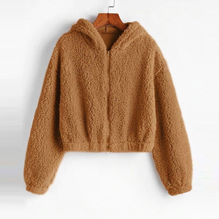 Warm vest with zipper