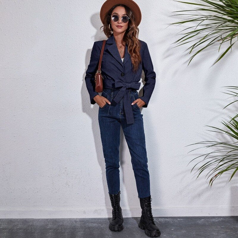 CourtneysJacket I Crop Tussenjas Voor Dames