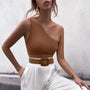 CatootjesTop I One-Shoulder-Top für Damen