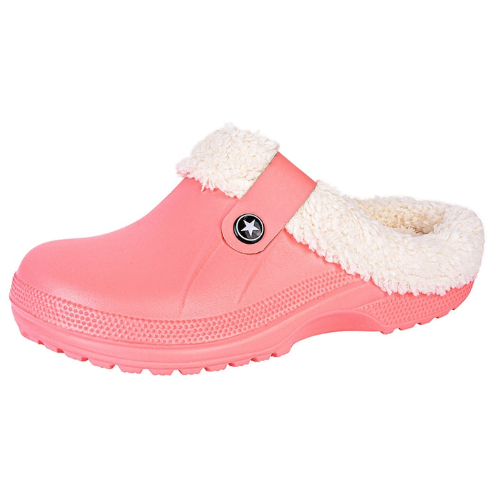 Waterproof Plush Home Shoes