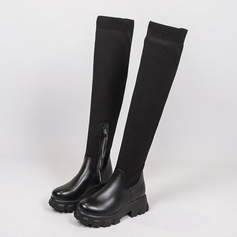 AlexiaBoots I Vegan Leren Boots Voor Dames