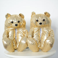 Teddy Bear Plush Slippers Cartoon