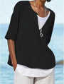 VeeTee™: V-Ausschnitt Shirt für Damen