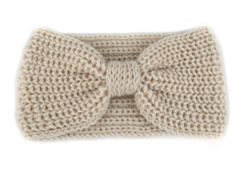 Knitted Bow Bandeau