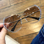 DiamondGlasses™: Damen-Sonnenbrille