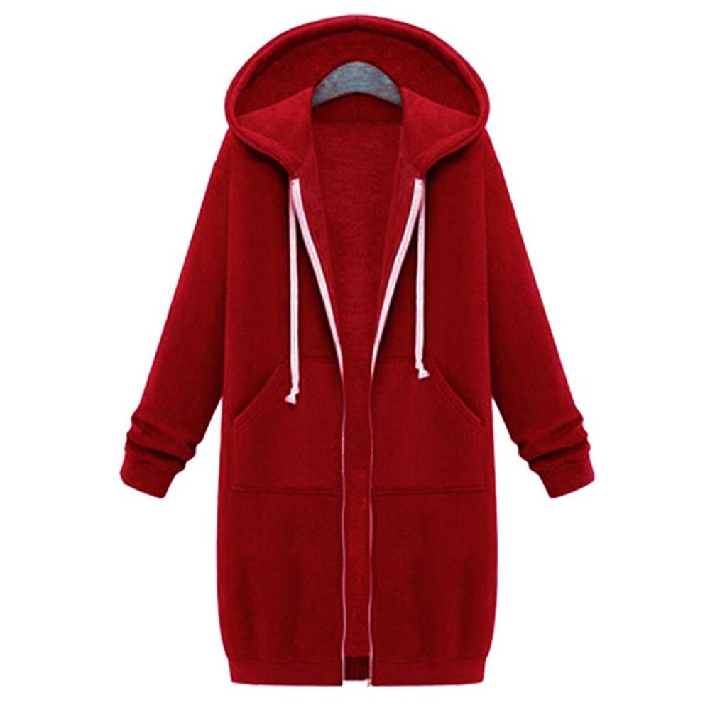 Lange jas met capuchon™: Voor dames