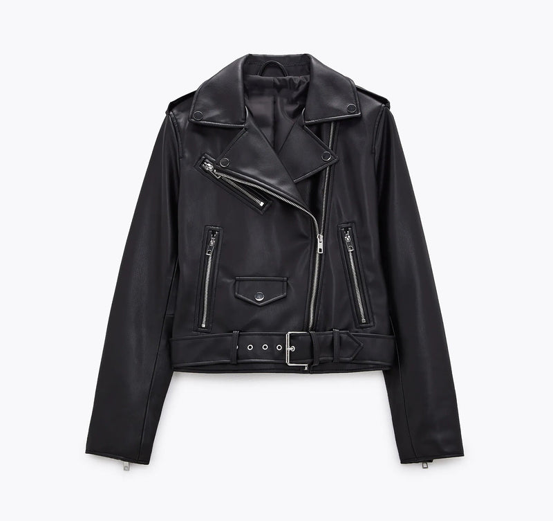 Stoere Lerenjack voor dames