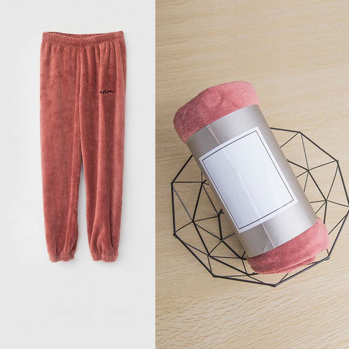 Winter Pajamas Set Women Loungewear
