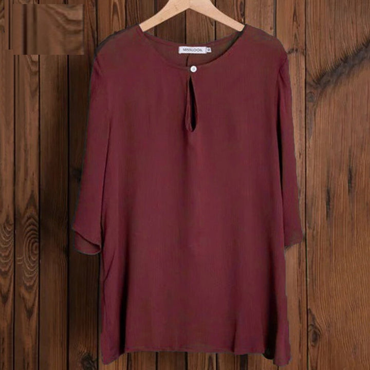 VeeTee™: V-hals Shirt Voor Dames