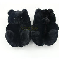 Teddy Bear Plush Slippers Cartoon