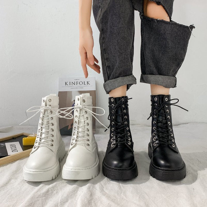 MarjoleinsBoots I Boots Met Veter Details Voor Dames