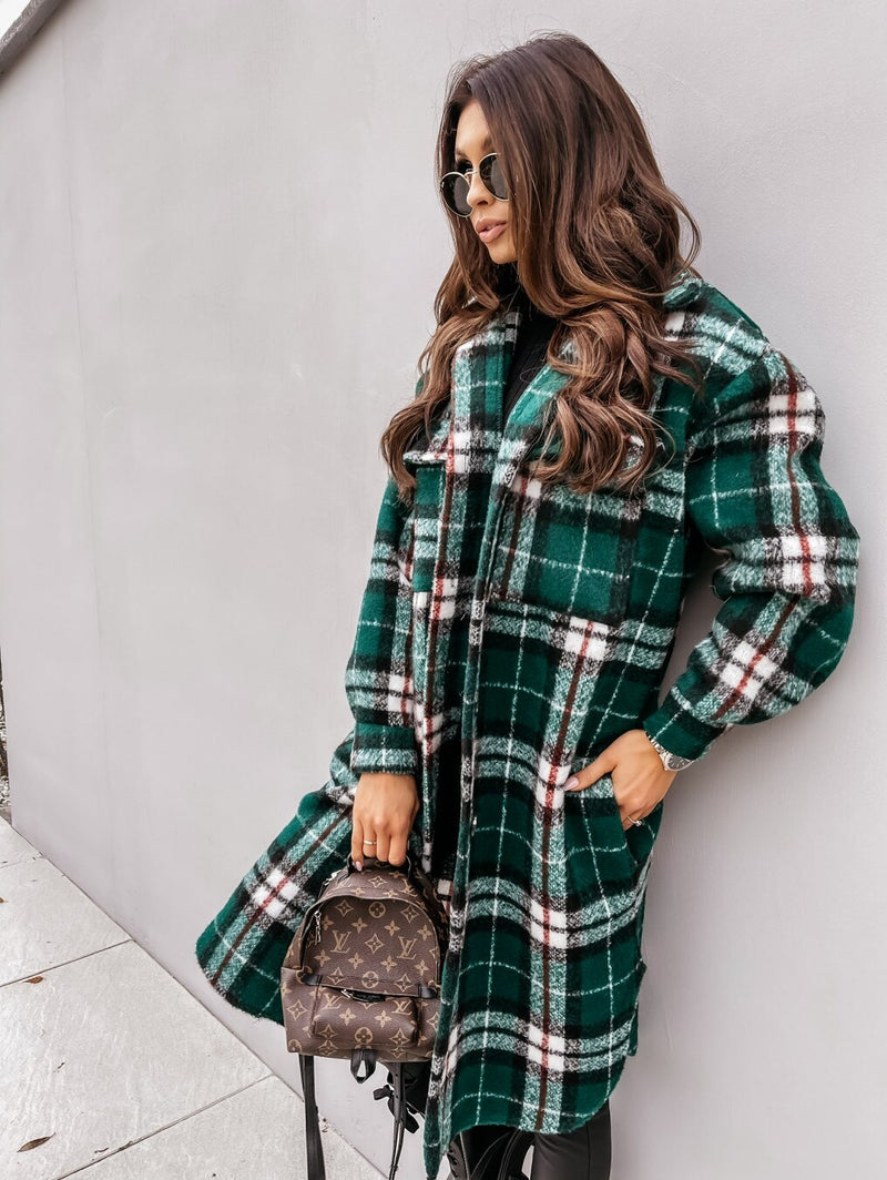 Long Plaid Coat™: For Women