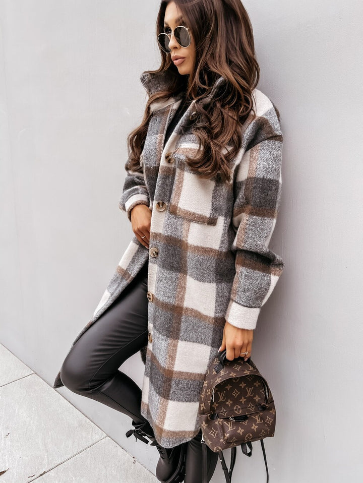 Long Plaid Coat™: For Women