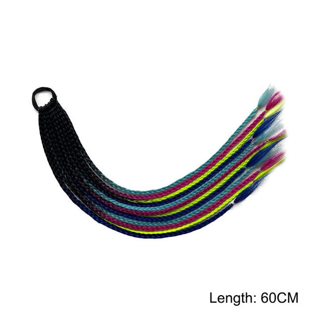 Multikleur haarextensies