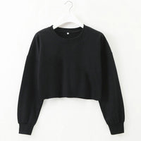 CrystalsShirt I Crop-Pullover für Damen