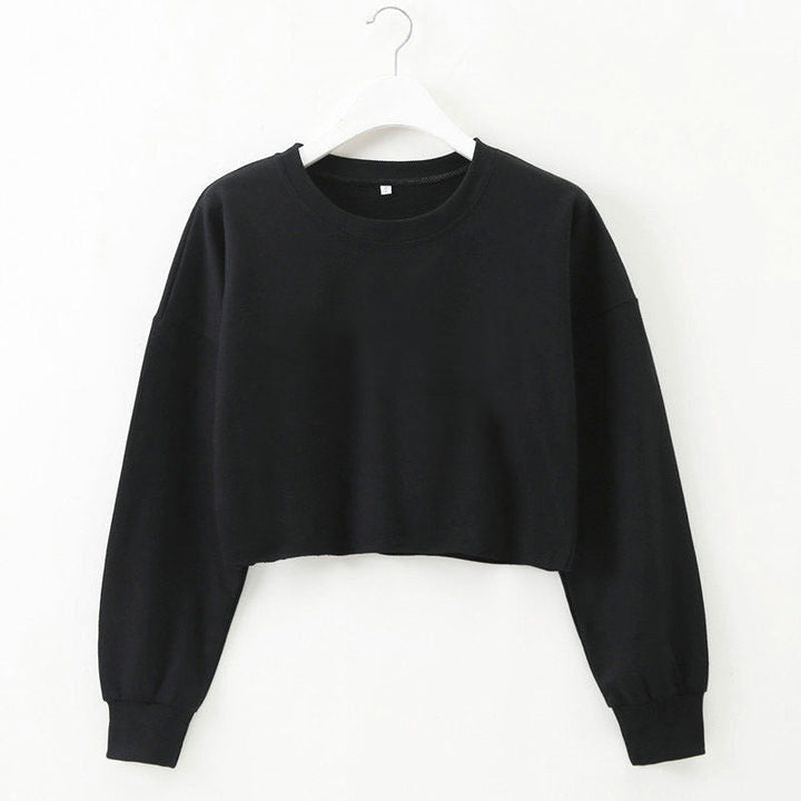 CrystalsShirt I Crop-Pullover für Damen