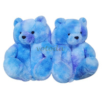 Teddy Bear Plush Slippers Cartoon