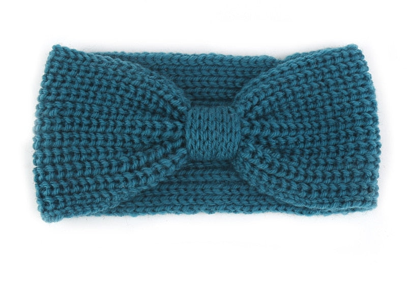 Knitted Bow Bandeau