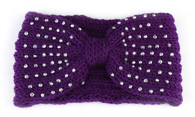 Knitted Bow Bandeau