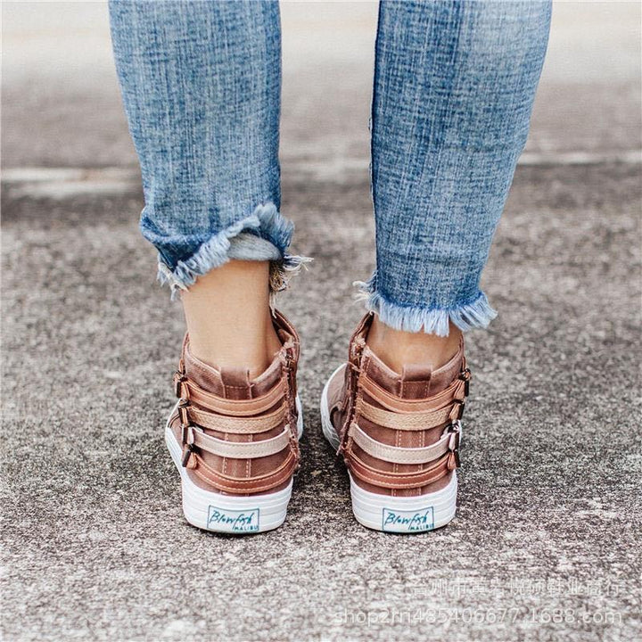 LotjesSneaks I Slip On Canvas Sneakers Voor Dames