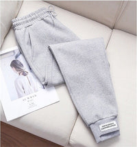 Jogging pants with high waist