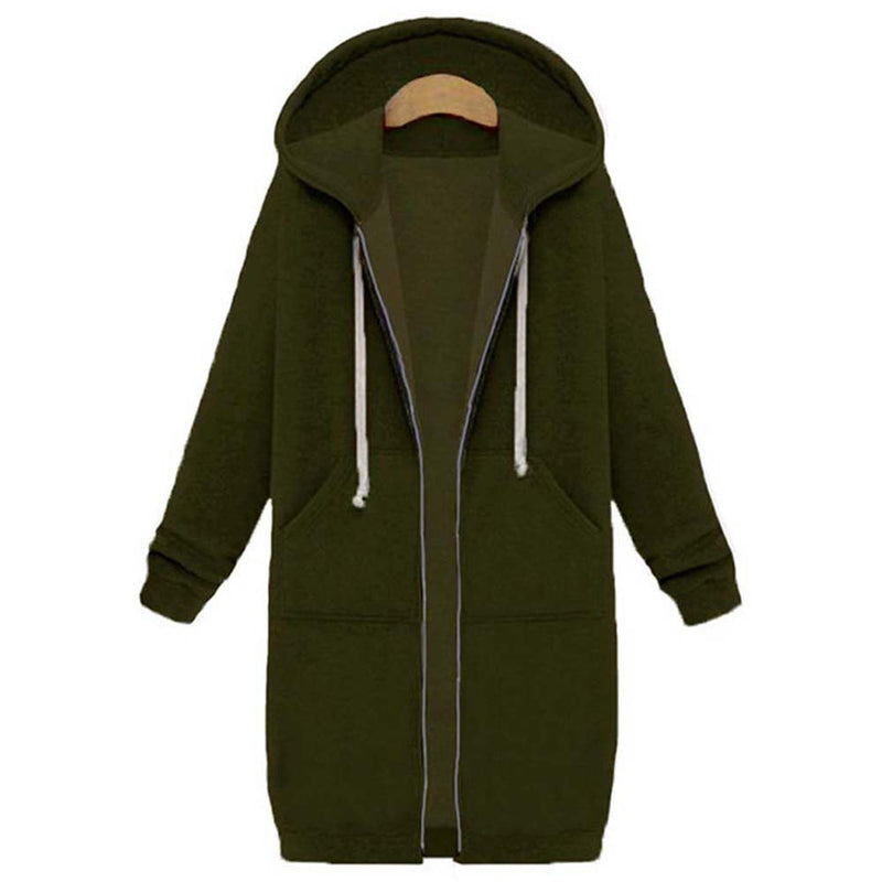 Lange jas met capuchon™: Voor dames