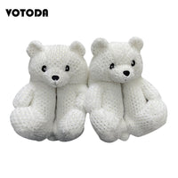 Teddy Bear Plush Slippers Cartoon