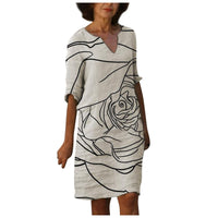 Modisches Vintage-Kleid