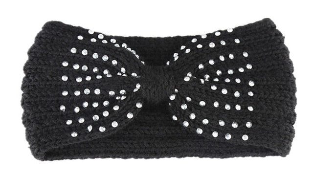 Knitted Bow Bandeau