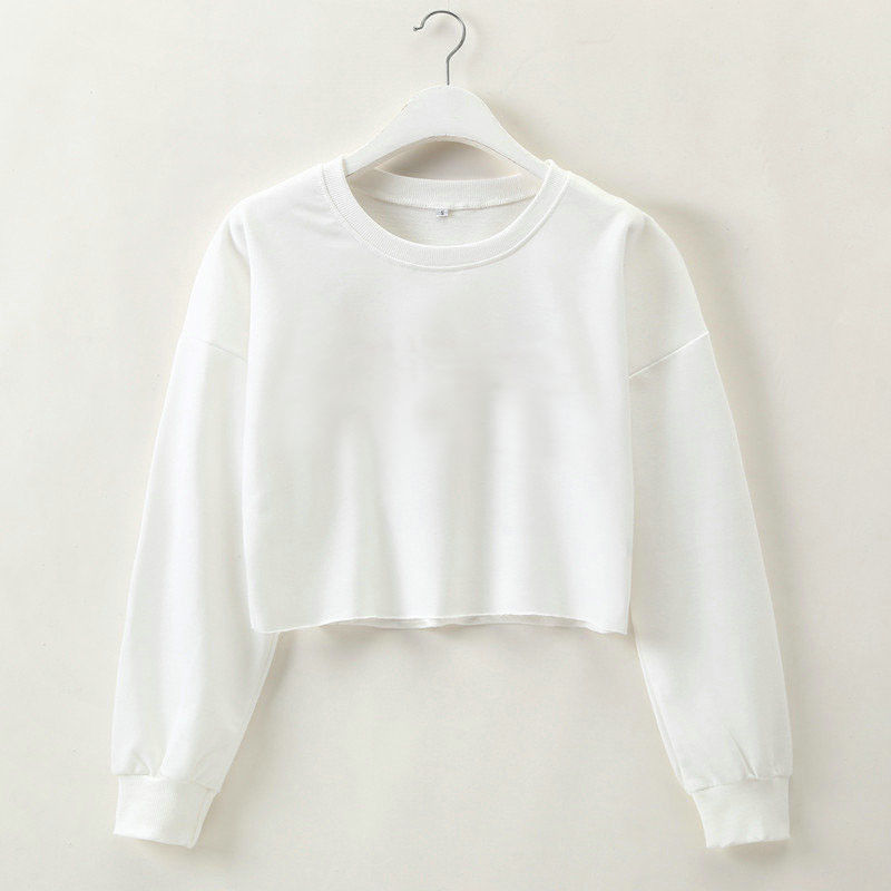CrystalsShirt I Crop-Pullover für Damen