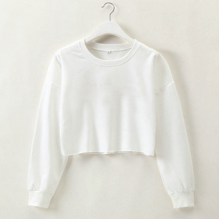 CrystalsShirt I Crop-Pullover für Damen