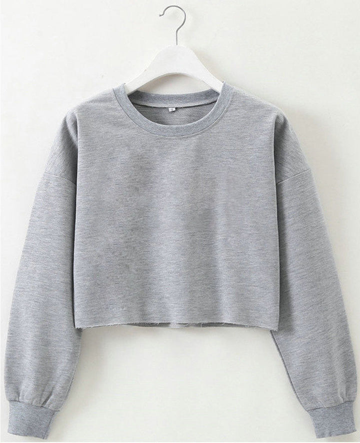 CrystalsShirt I Crop-Pullover für Damen