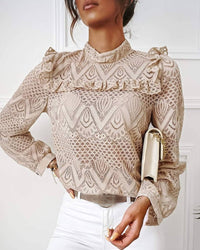 LisaBlouse I Blouse Met Rouches Voor Dames