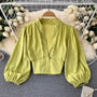 MiekesBluse I Satinbluse für Damen