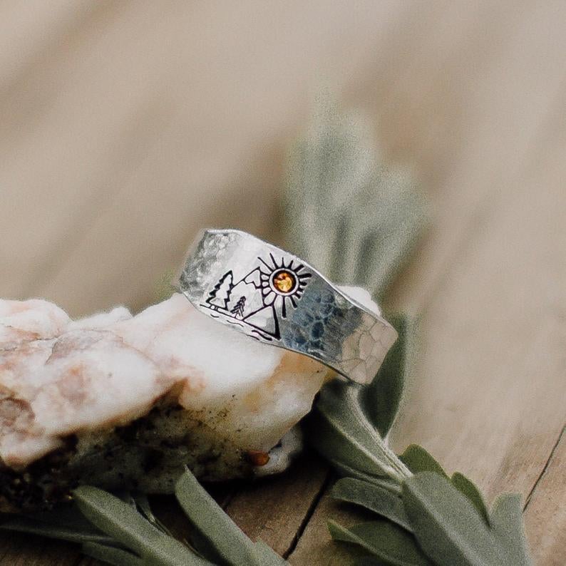 Crystal Ring | Zonsondergang Ring