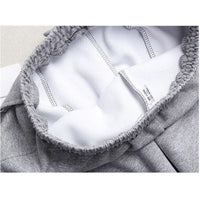 Jogging pants with high waist