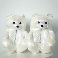 Teddy Bear Plush Slippers Cartoon
