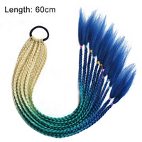 Multikleur haarextensies