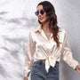 SiekesBluse I Satinbluse für Damen