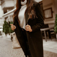 BrownJacket I Long Coat For Women