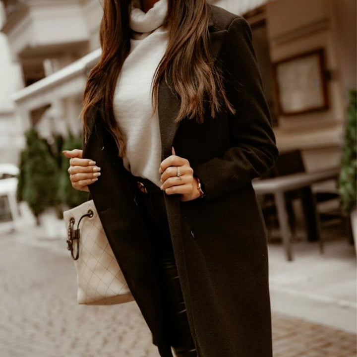 BrownJacket I Long Coat For Women