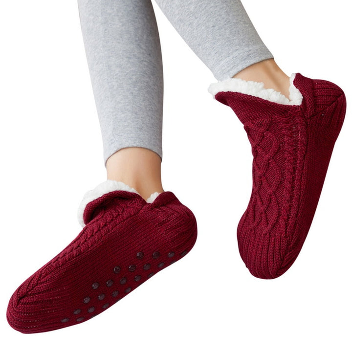 Indoor Socks Shoes Warm Woolen