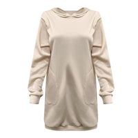 MegsKleid I Kleid mit langen Ärmeln und Kapuze für Damen