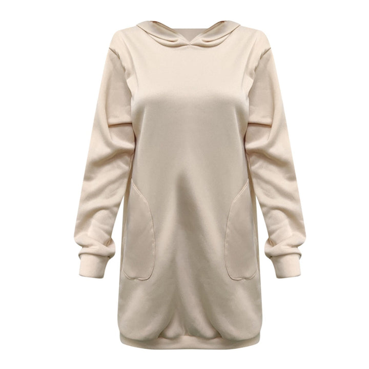 MegsKleid I Kleid mit langen Ärmeln und Kapuze für Damen