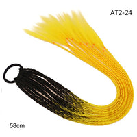 Multikleur haarextensies